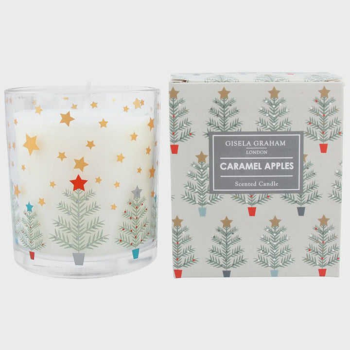 Trees/Stars Boxed Candle Small