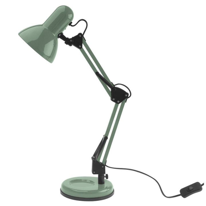 Jungle Green Metal Desk Lamp