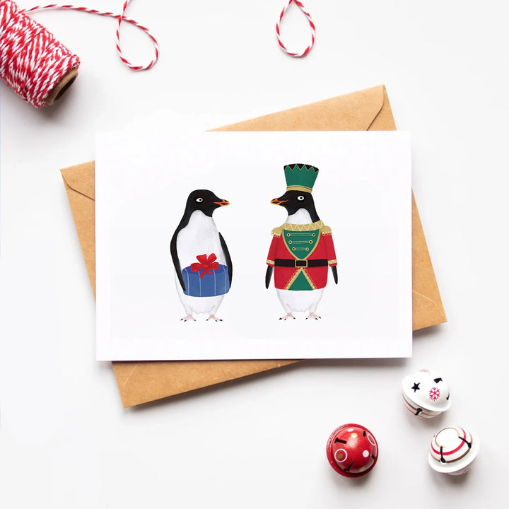 Little Drummer Boy Penguin Christmas Card