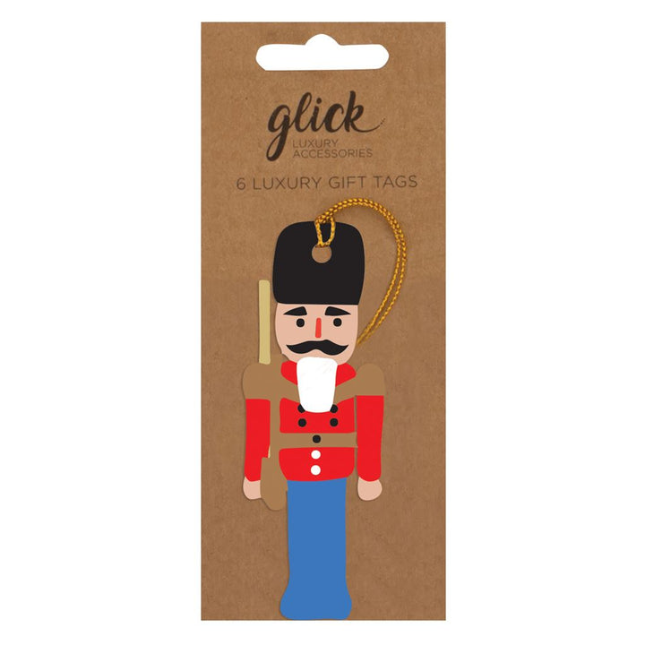 Pack of 6 Luxury Nutcracker Gift Tags
