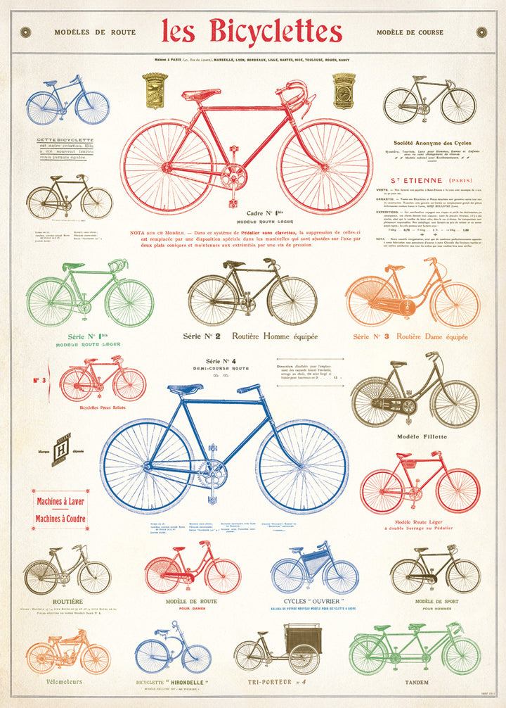 Vintage Style Bicycle Poster