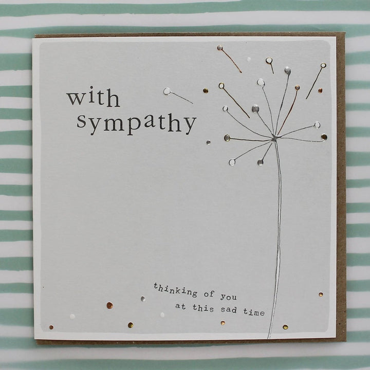 With Sympathy  Thinking of You Card