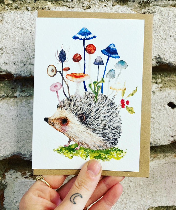 The Botanist Hedgehog card