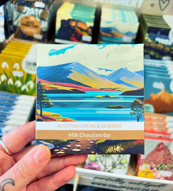 Scottish Lochs & Legends Milk Chocolate Bar