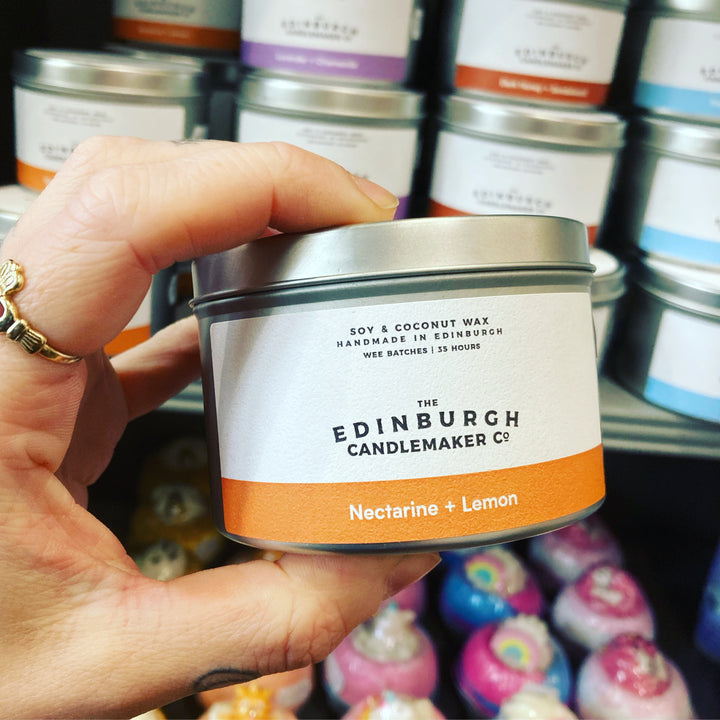 Edinburgh Candlemaker Co Nectarine & Lemon Candle