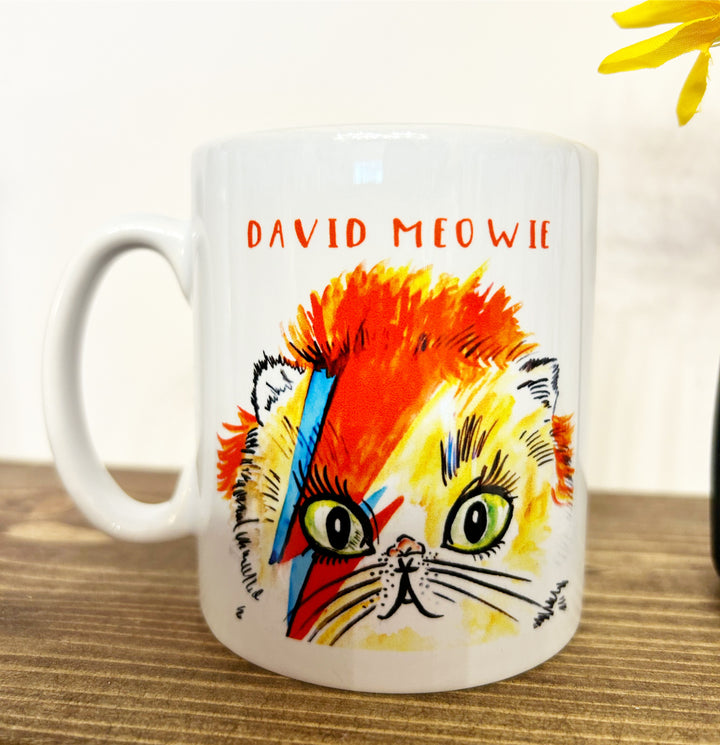 David Meowie Mug