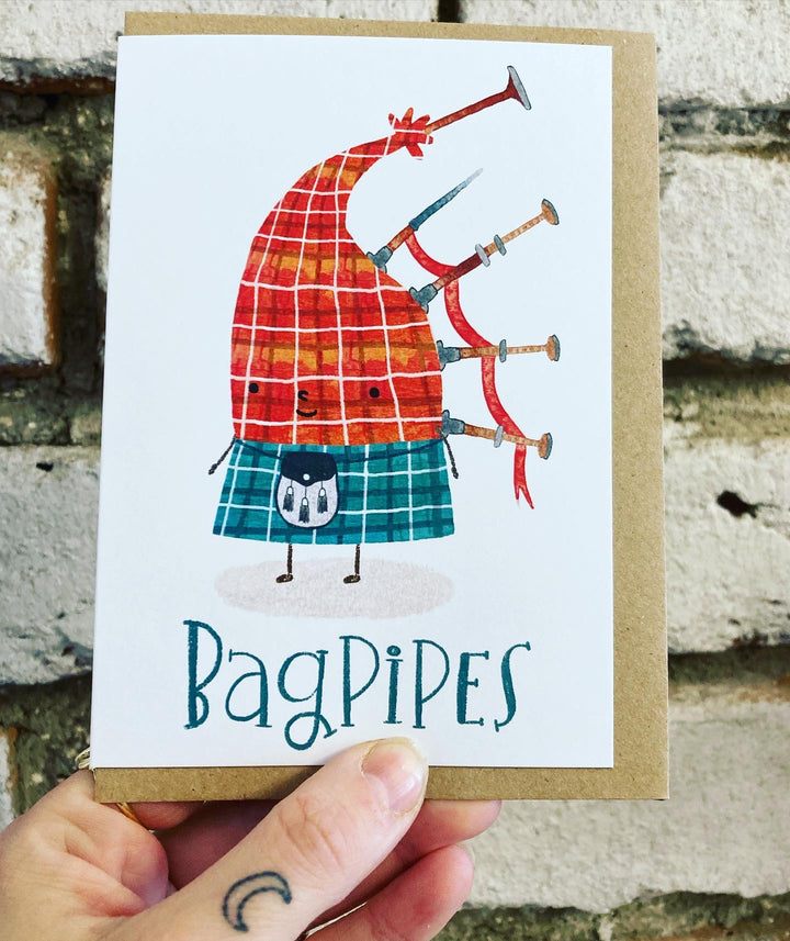 Bagpipes Card