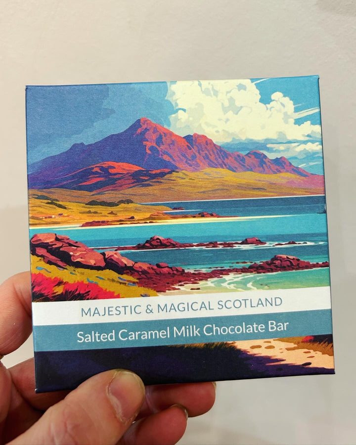 Magical Scotland Salted Caramel Milk Chocolate Bar