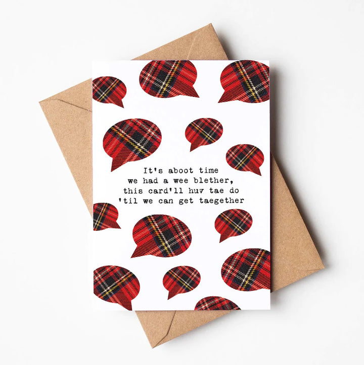 'A Wee Blether' Scottish Greeting Card