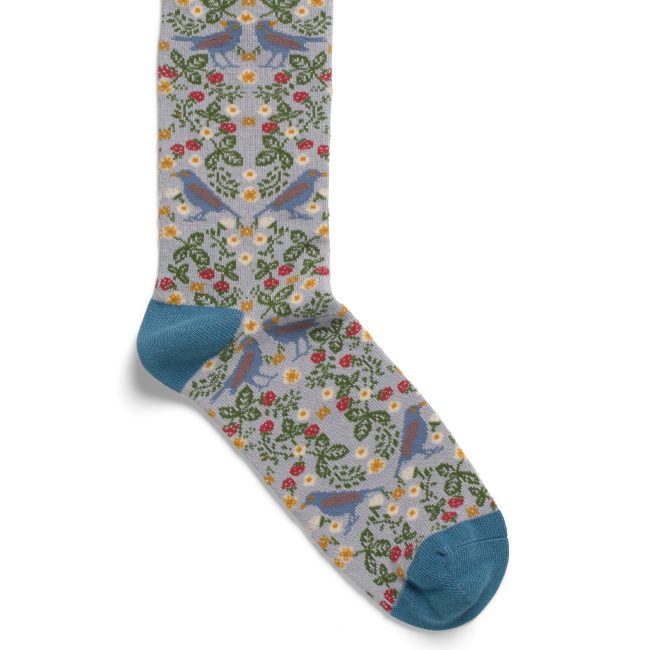 Womens Socks – Bird Blue