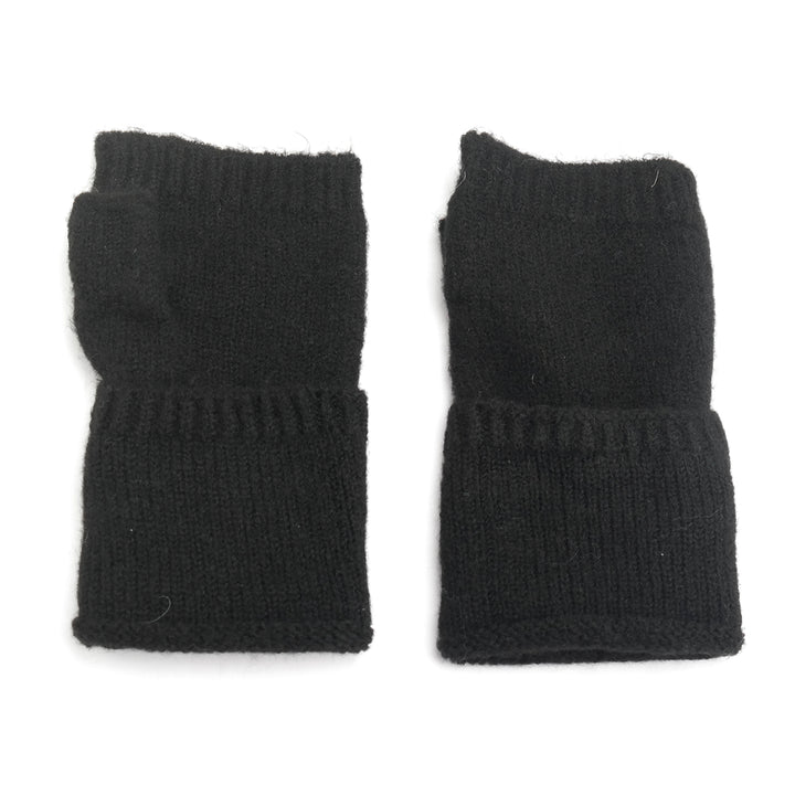 Black Fingerless Gloves