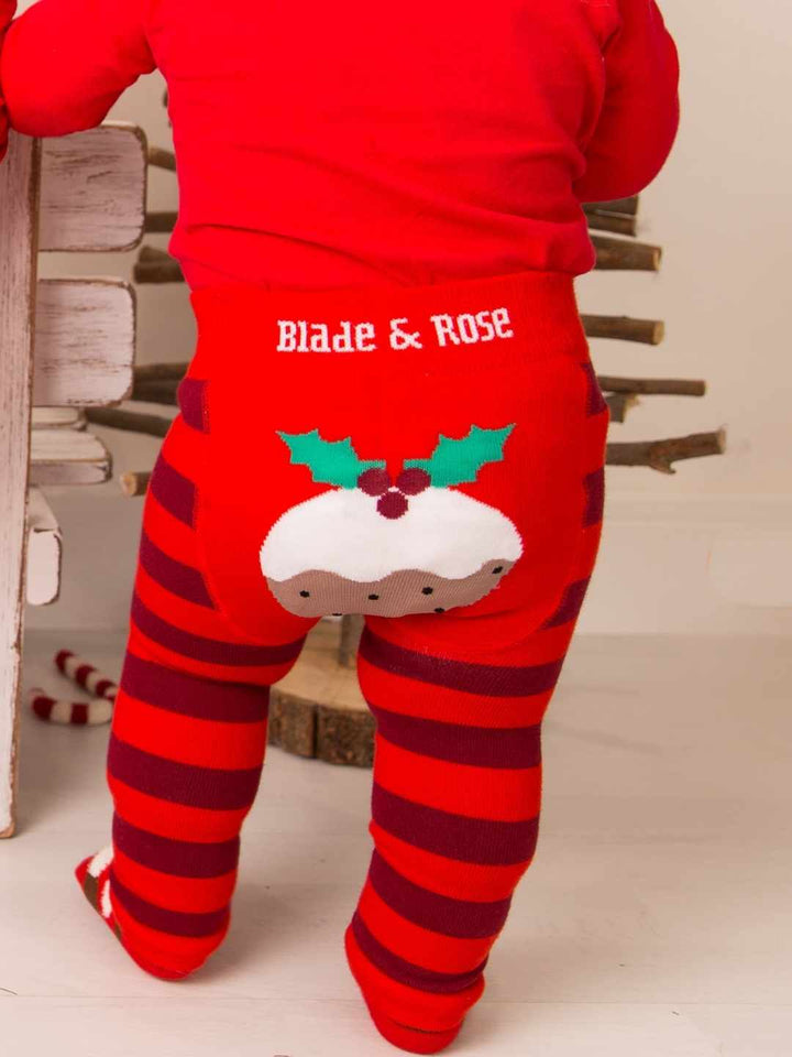 Blade & Rose Christmas Pudding Baby Leggings