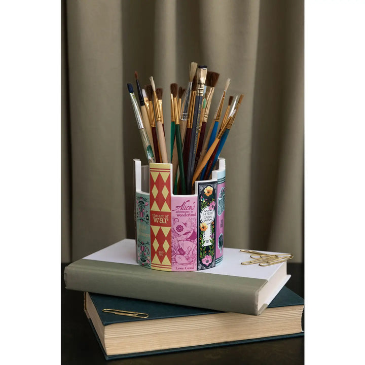 Classic Books Desk Pot