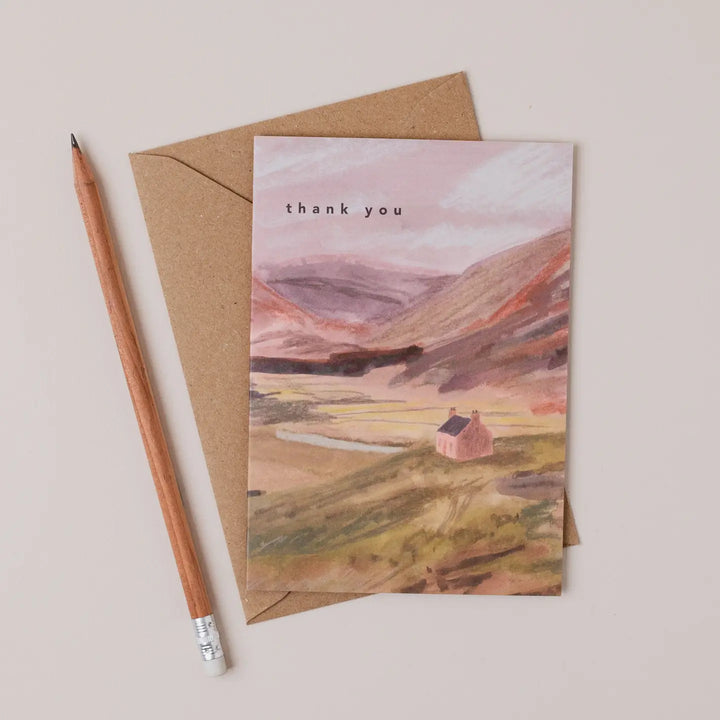 Braemar Scotland Thank You Card