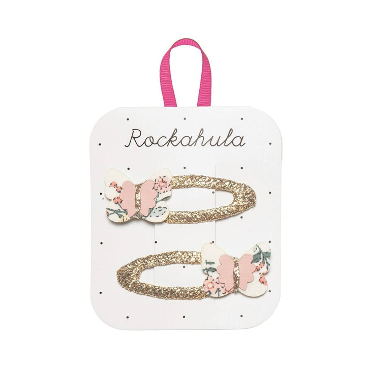 Flora Butterfly Kids Hair Clips