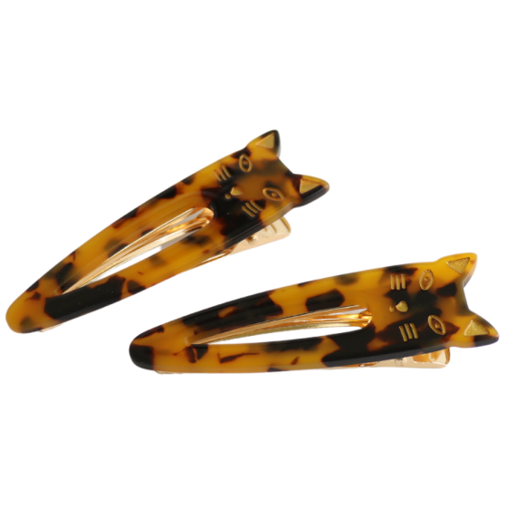 Cat Hair Clips Tortoiseshell