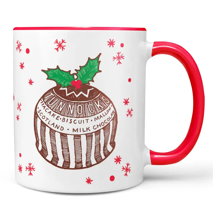 Tea Cake Christmas Pudding Mug