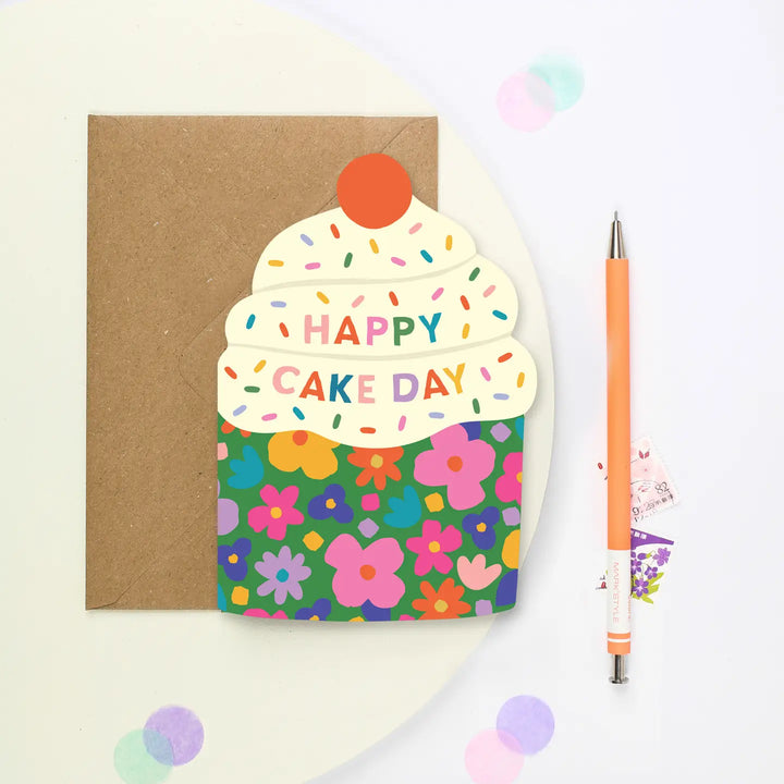 Cup Cake Birthday Card
