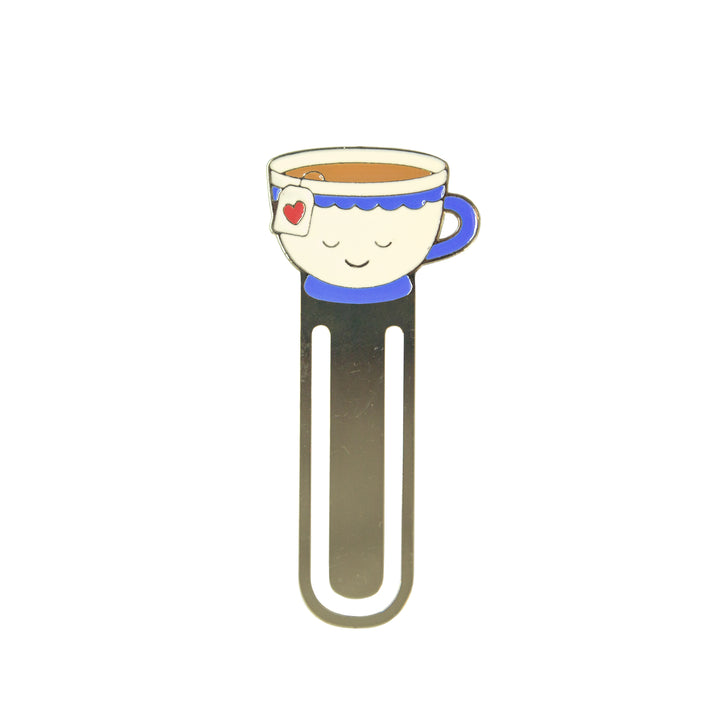 Cute Cup of Tea Metal Bookmark