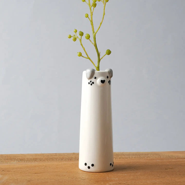 Dog Bud Vase in Gift Box
