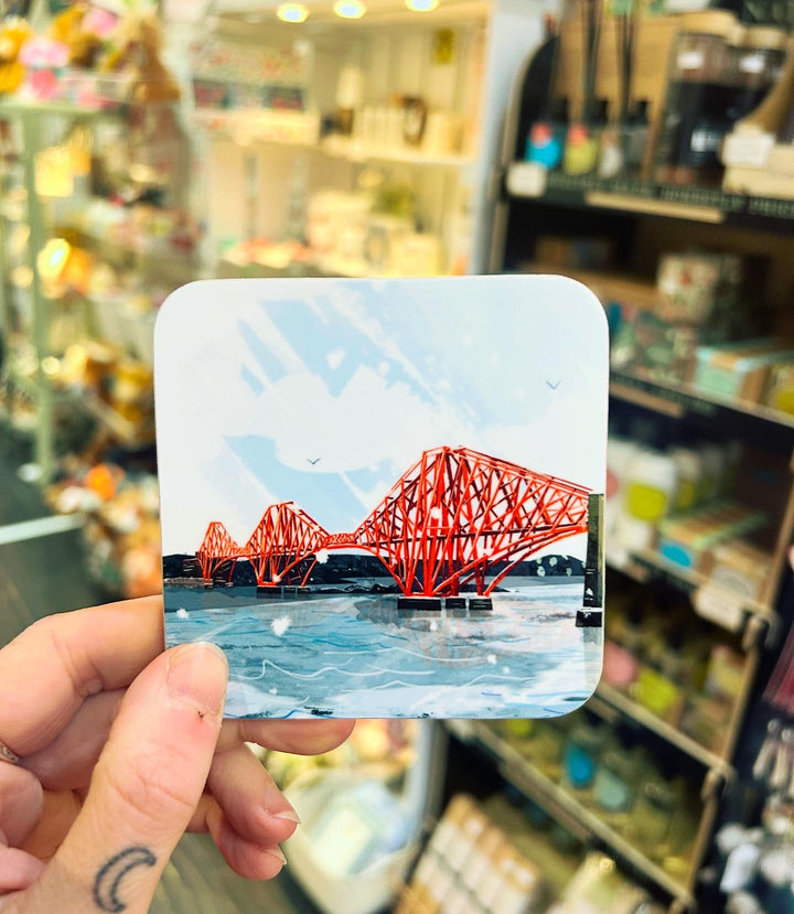 Forth Rail Bridge in Winter Coaster