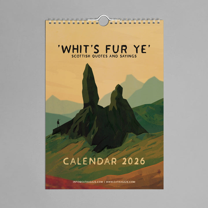 Scottish Quotes & Sayings 2026 Calendar