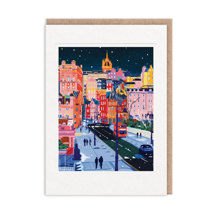 Edinburgh Scene Greetings Card