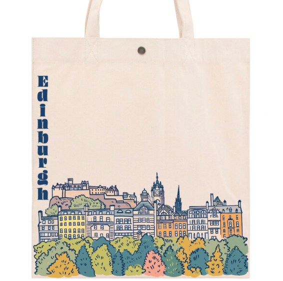 Edinburgh Colours Tote Bag