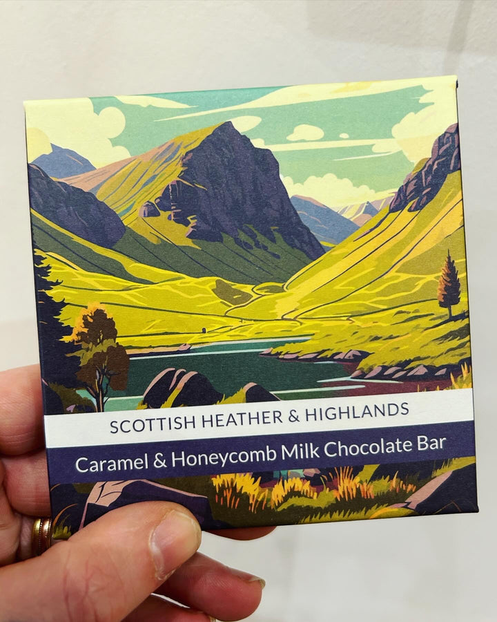 Scottish Heather & Highlands Milk Chocolate Bar