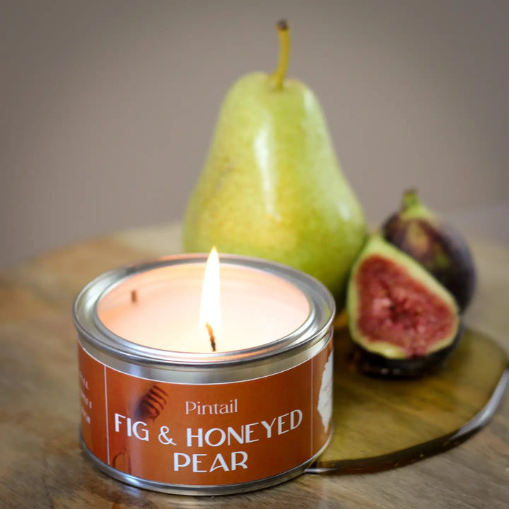 Fig & Honeyed Pear Small Tin Candle