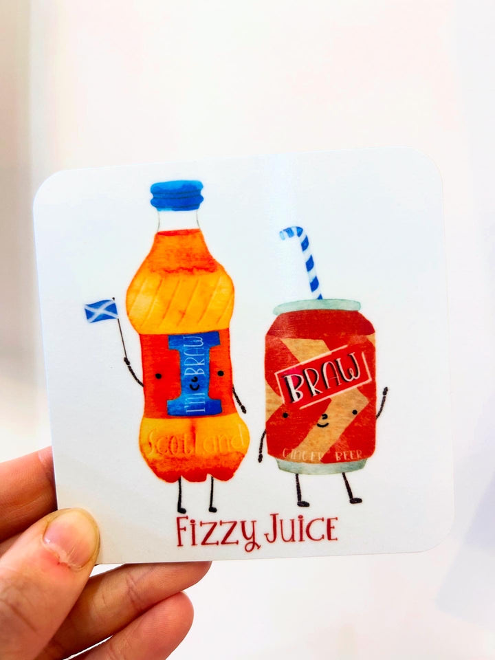 Fizzy Juice Scottish Coaster