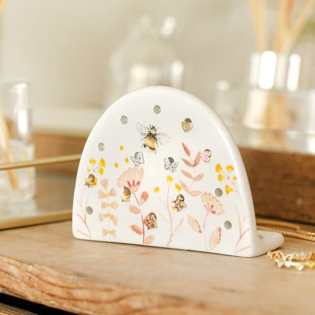 Terracotta Ceramic Earring Holder