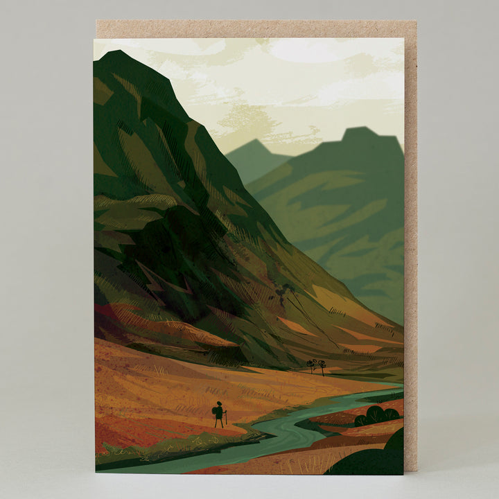 Glencoe Landscape Walker Blank Card
