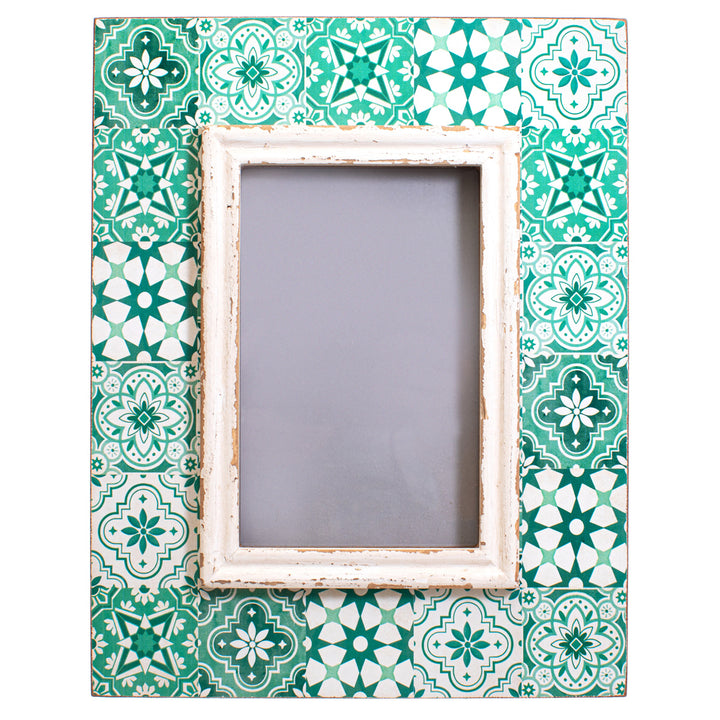 Green Tile Photo Frame