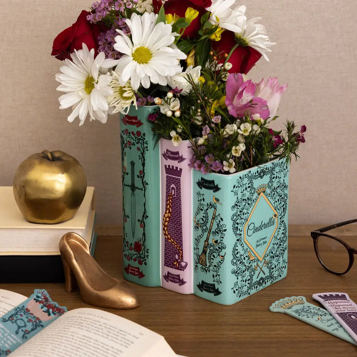 Triple Book Vase Grimm Fairytales