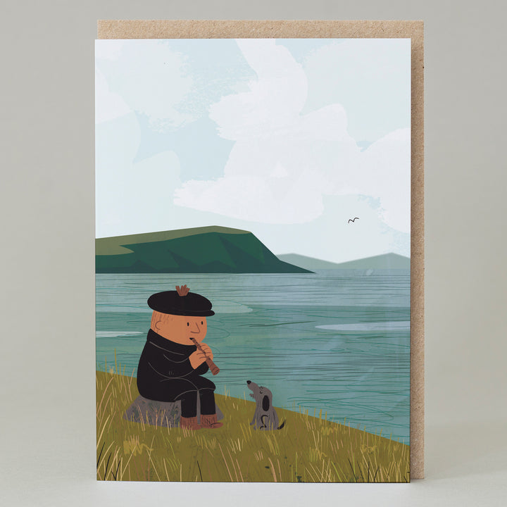 Hebridean Hillside Canter Card