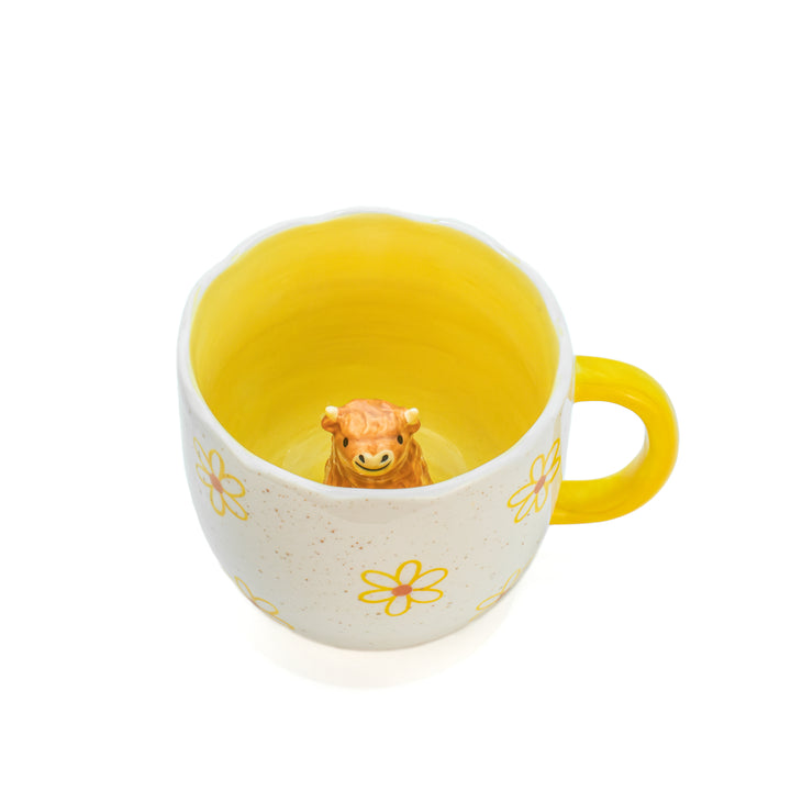 Surprise Highland Cow Mug