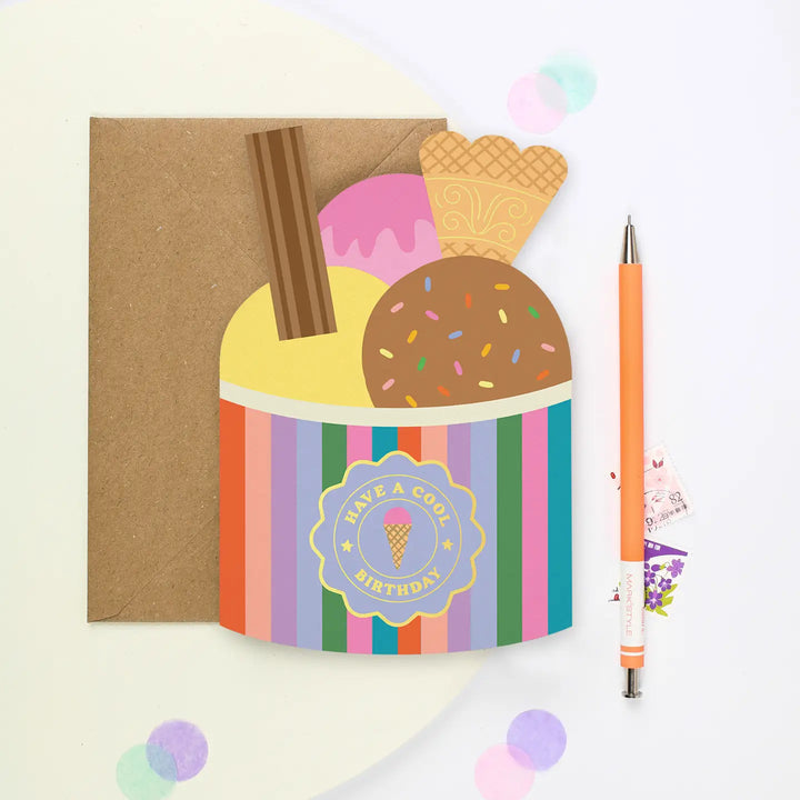 Ice-Cream Cool Birthday Card