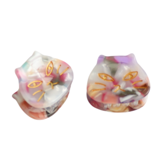Mini Kitty Hair Claw Clips