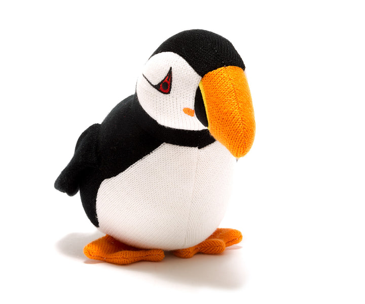 KNITTED PUFFIN SOFT TOY