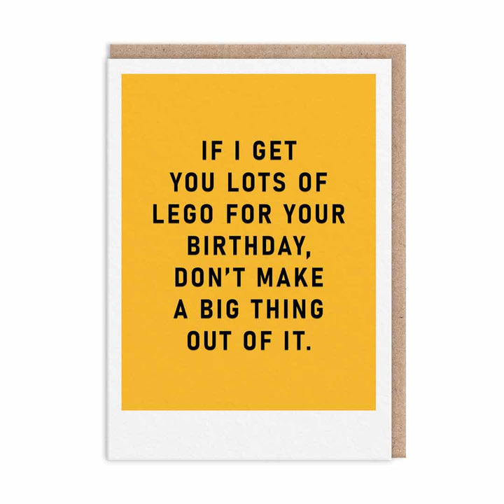 Lots of Lego Greeting Card
