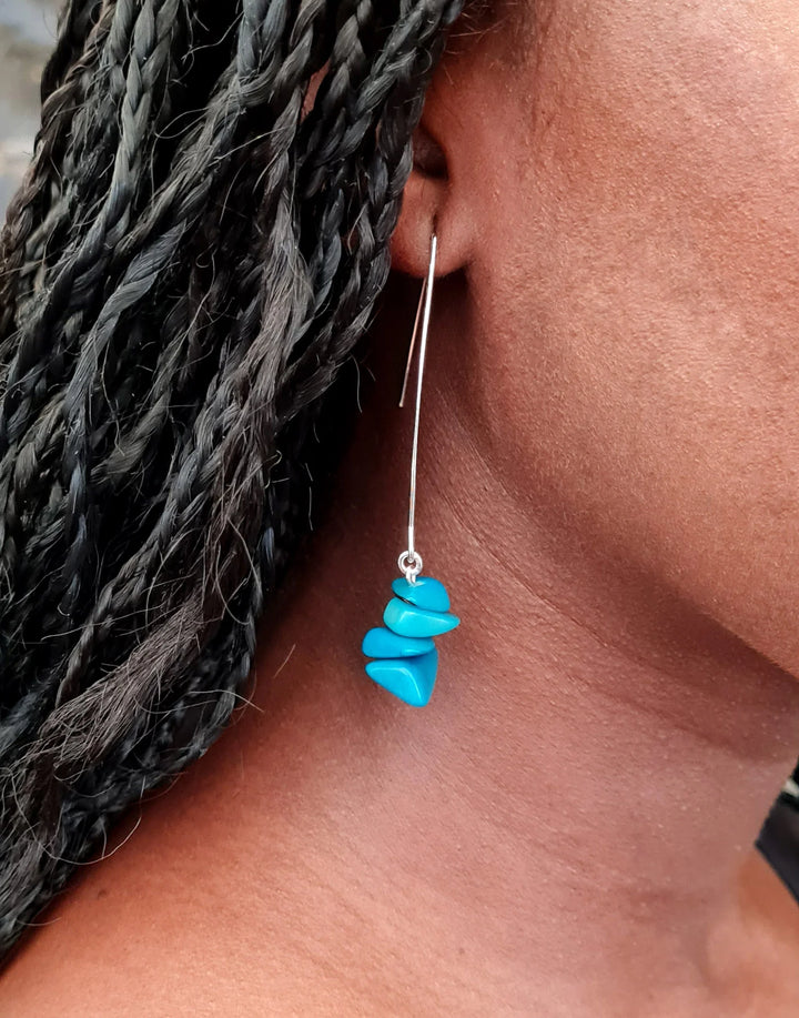 Sheila Earrings Light Blues