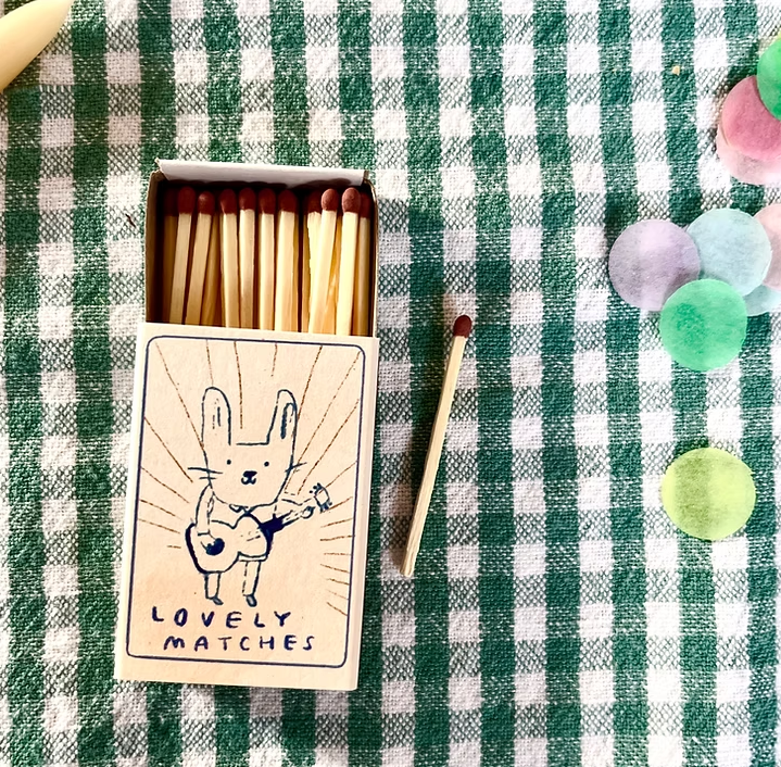 Lovely Bunny Little Box of Matches
