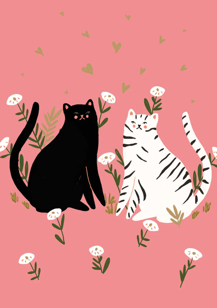 Cinnamon & Ginger Love Cats Card