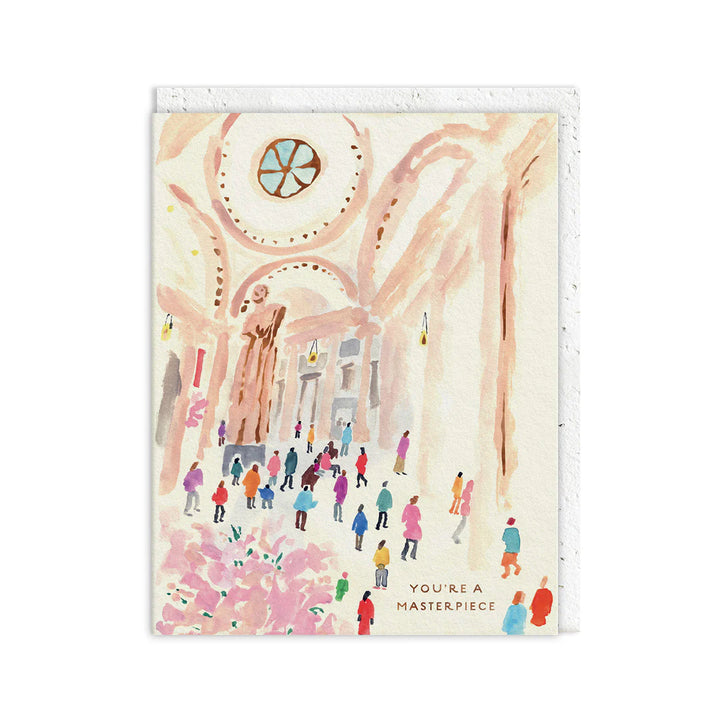 You're a Masterpiece Card With Plantable Envelope