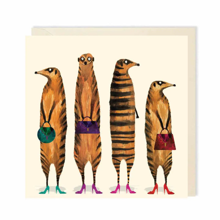 Meerkat Ladies Blank Card
