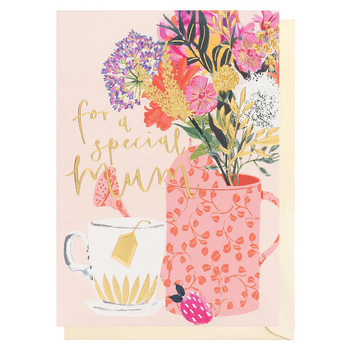 Lovely Mum Watering Can Card