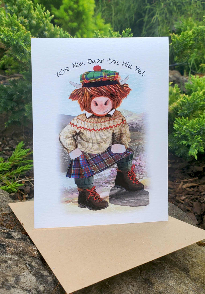 Ye’re Nae Ower the Hill Yet Card