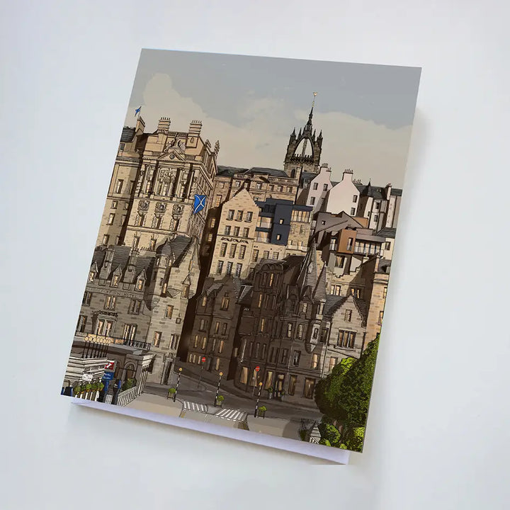 Edinburgh Old Town Greetings Card