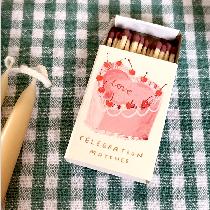Celebration Heart Cake Little Box of Matches
